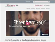 Tablet Screenshot of ehrenberg360.de
